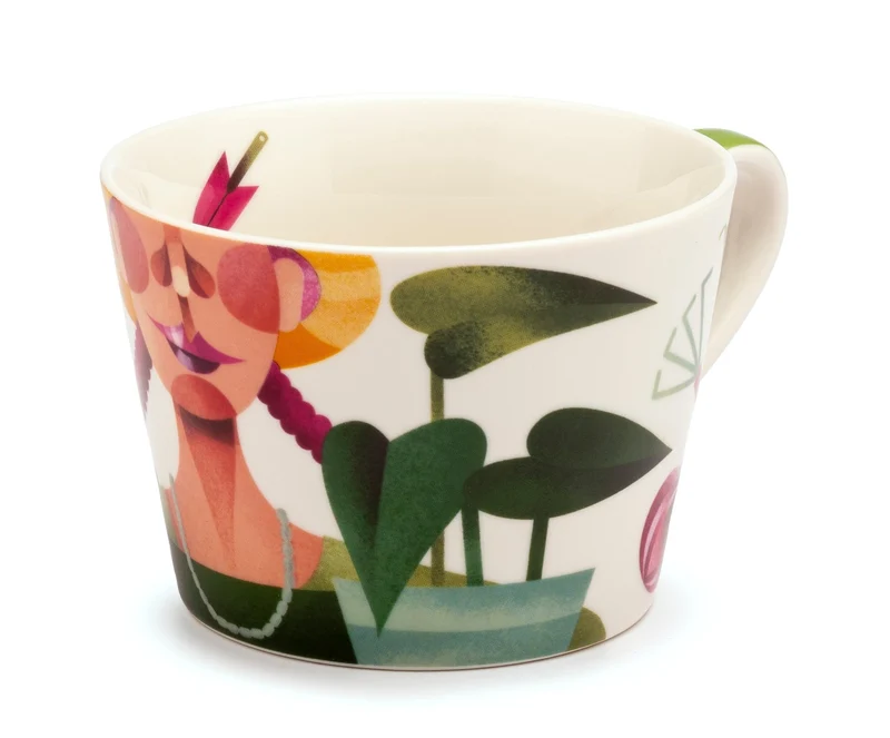 Palais Royal - Tasse Leidenschaft Dekor Botanik - Keramik, 460ml