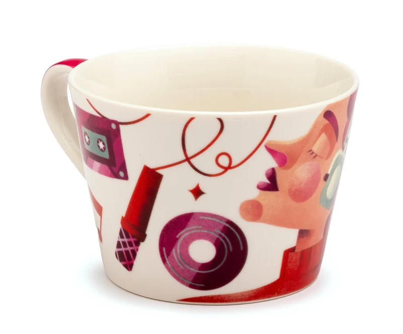 Palais Royal - Tasse Leidenschaft Dekor Musik - Keramik, 460ml