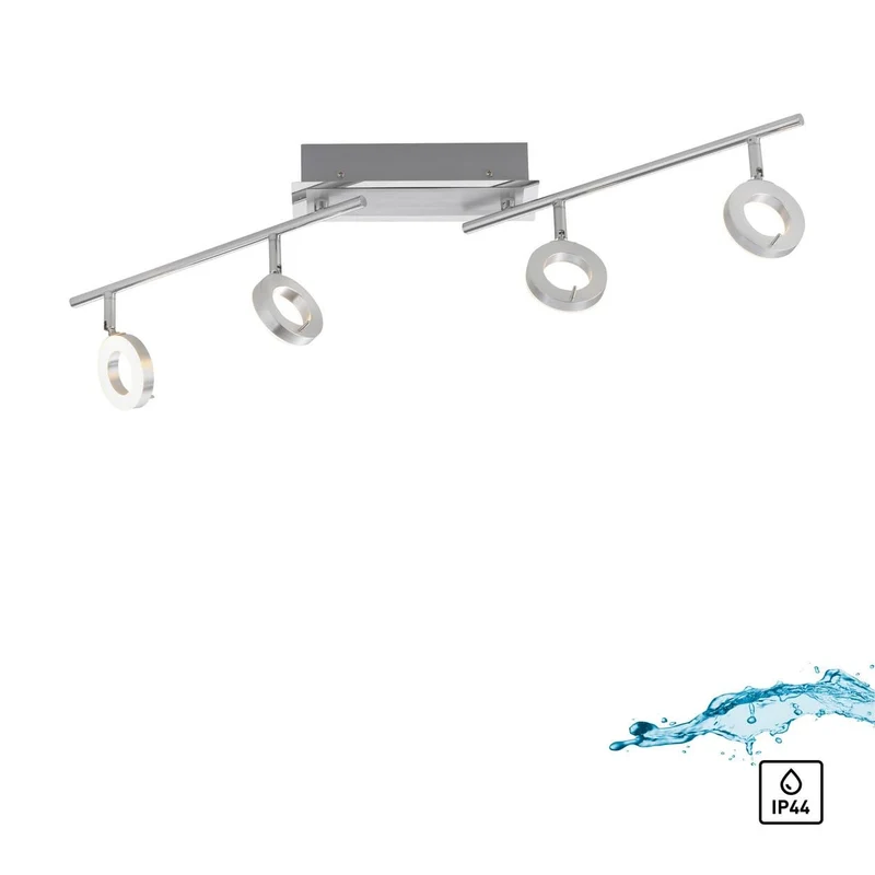 Paul Neuhaus Deckenleuchte, aluminium matt 6786-96
