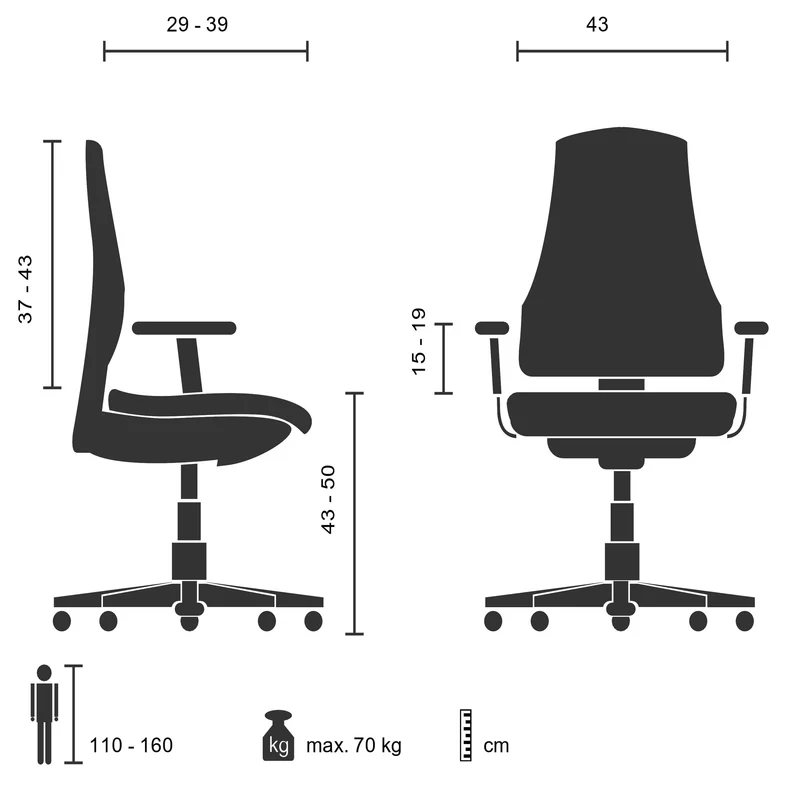 hjh OFFICE Kinder- & Jugendstuhl Kid Flex – Mitwachsender Drehstuhl mit Verstellbarer Rückenlehne, individuell anpassbar, 4–14 Jahre, Rosa