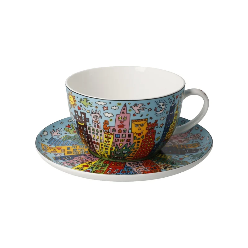 James Rizzi My New York City Day, Goebel, Milchkaffeetasse, 2024