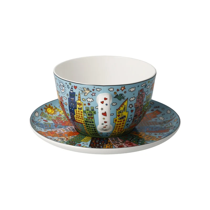 James Rizzi My New York City Day, Goebel, Milchkaffeetasse, 2024