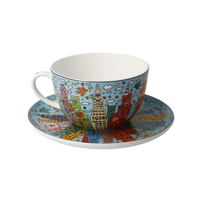 James Rizzi My New York City Day, Goebel, Milchkaffeetasse, 2024