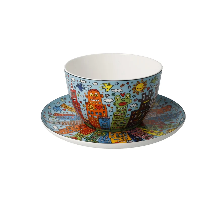 James Rizzi My New York City Day, Goebel, Milchkaffeetasse, 2024