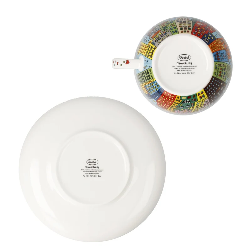 James Rizzi My New York City Day, Goebel, Milchkaffeetasse, 2024