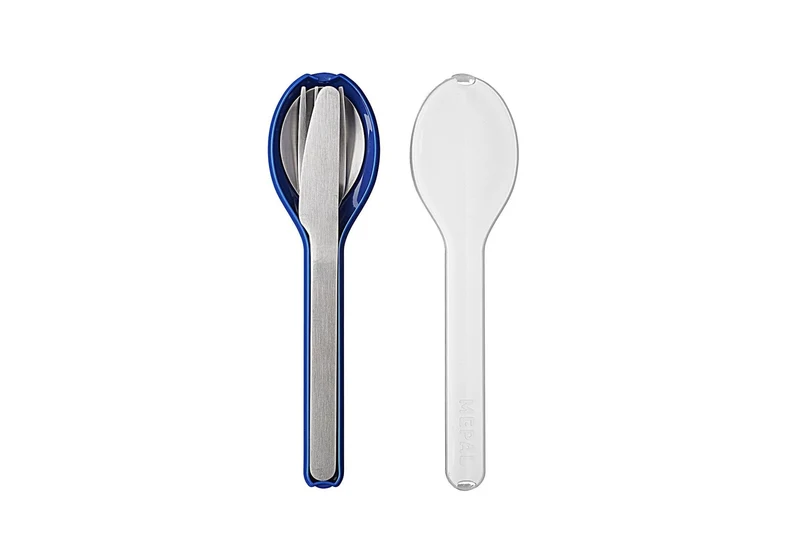 Besteckset Ellipse 3-teilig, Mepal, vivid blue