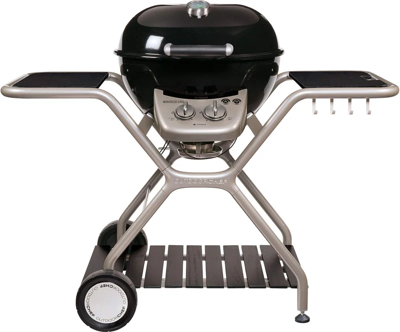 OUTDOORCHEF Montreux 570 G Grill Wagen Gas 9700W Schwarz, Metallisch