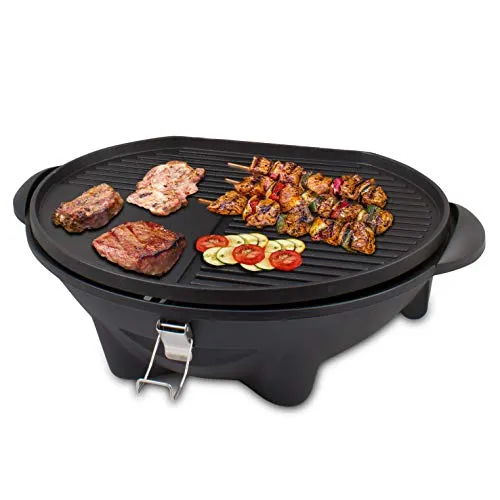 SUNTEC Abdeckhaube für BBQ-9462/9479 / 9486 | Grillabdeckung Wasserdicht | Schutzhülle für Elektrogrill | Passendes Zubehör für Ihren BBQ Grill | Abdeckung Wetterfest mit UV Schutz