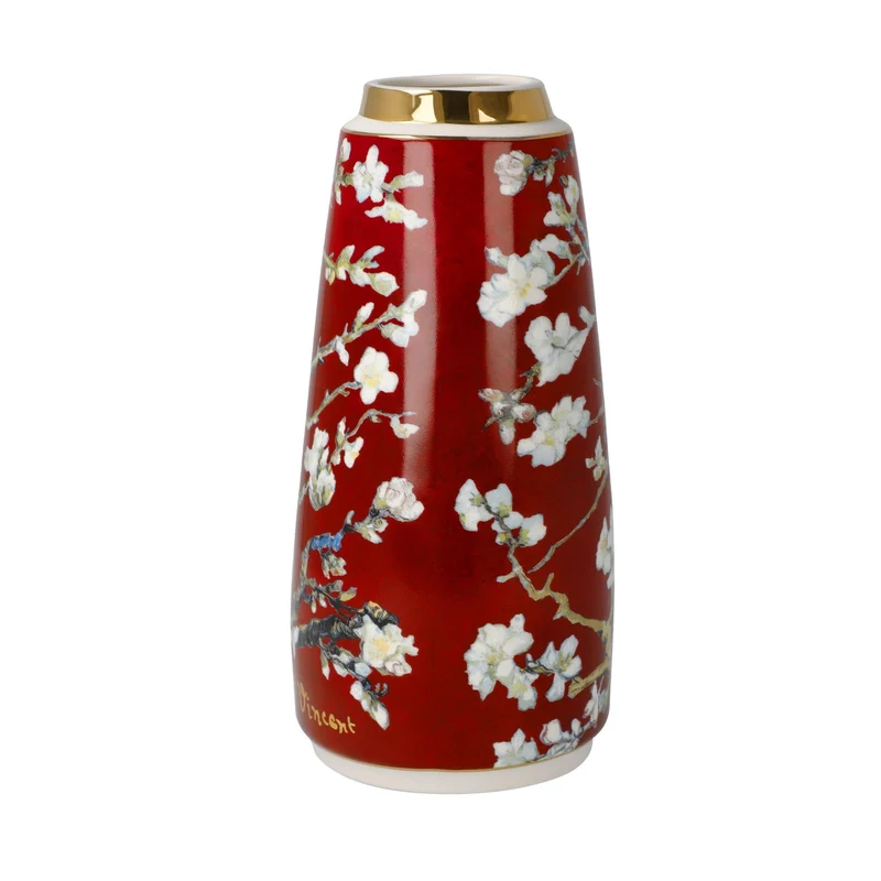 Vincent van Gogh - Mandelbaum rot, Goebel, Vase, 2024
