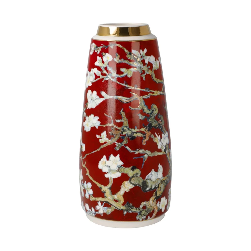 Vincent van Gogh - Mandelbaum rot, Goebel, Vase, 2024