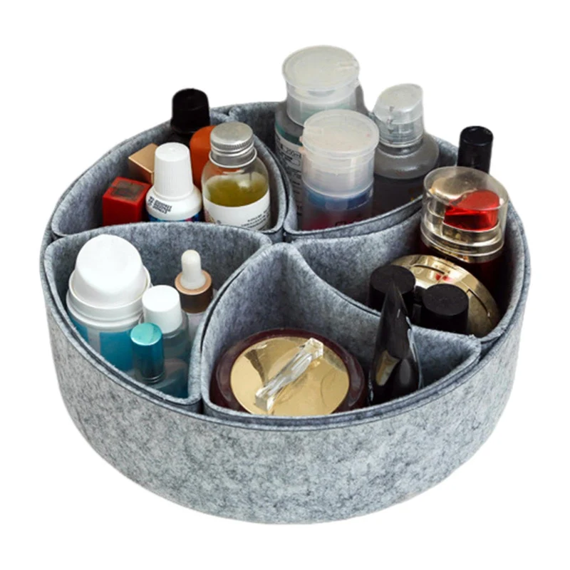 Generisch Office Gadgets Organizer, Felt Storage Bin, Vanity Organizer Tray, Divider Storage Bins, Multi-Use Desk Organizer, Office Storage Organizer, Jewelry Divider Tray, Felt Organizer Tray