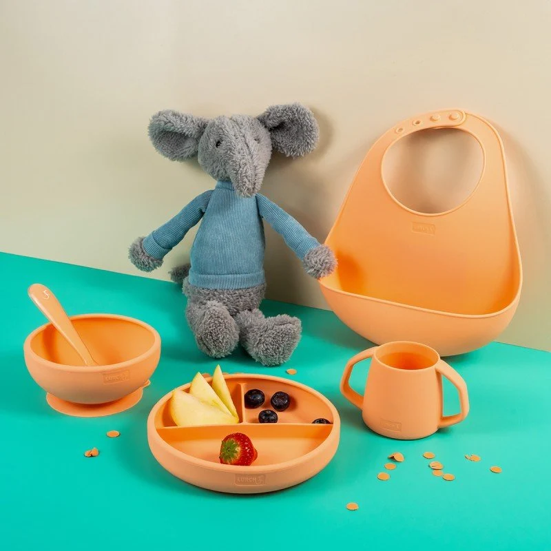 Little Lurch Teller soft apricot