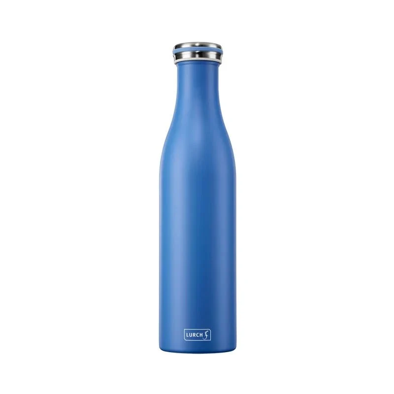 LURCH, Isolier-Flasche Edelstahl 0,75l azur