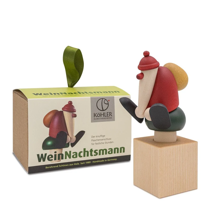 Bjoern Koehler - WeinNachtsmann, Weißwein Flaschenverschluss