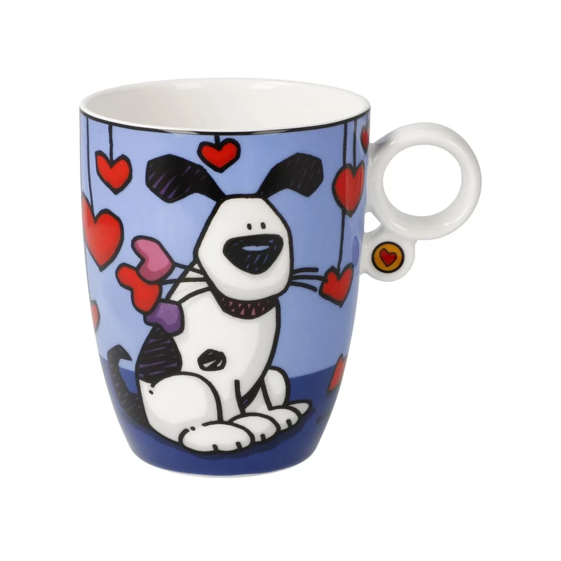 Ed Heck - Love Dog, Goebel, Künstlertasse, 2024