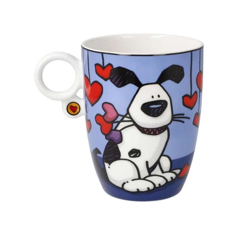 Ed Heck - Love Dog, Goebel, Künstlertasse, 2024