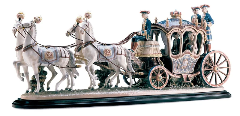 LLADRO® - 'XVIIIth Century Coach Sculpture. Limited Edition' 01001485