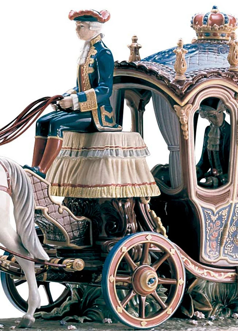 LLADRO® - 'XVIIIth Century Coach Sculpture. Limited Edition' 01001485