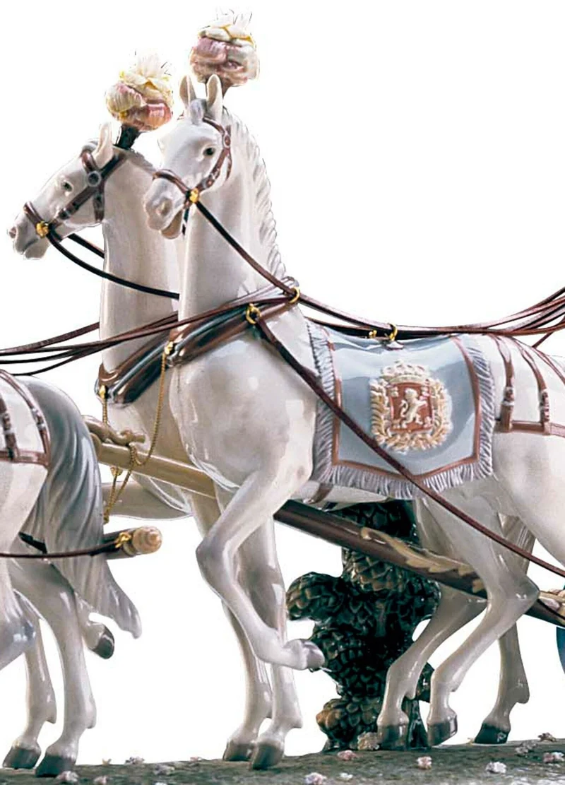 LLADRO® - 'XVIIIth Century Coach Sculpture. Limited Edition' 01001485