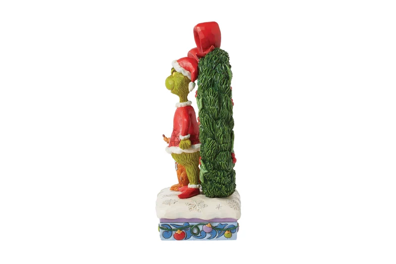 Der Grinch & Max Leuchtender Kranz - 21cm, Jim Shore 2024