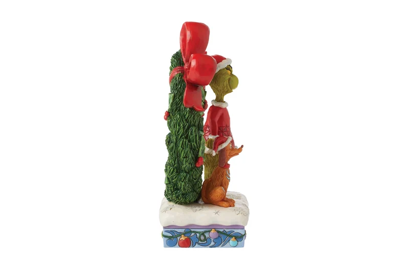 Der Grinch & Max Leuchtender Kranz - 21cm, Jim Shore 2024