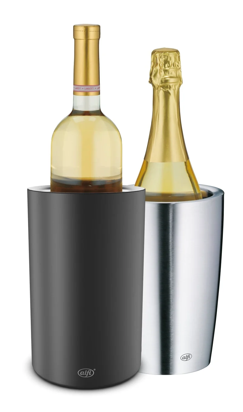 Alfi 'Vino Flaschenkühler velvet black mat 0,70 - 1,00l'