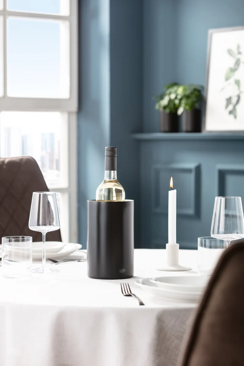 Alfi 'Vino Flaschenkühler velvet black mat 0,70 - 1,00l'