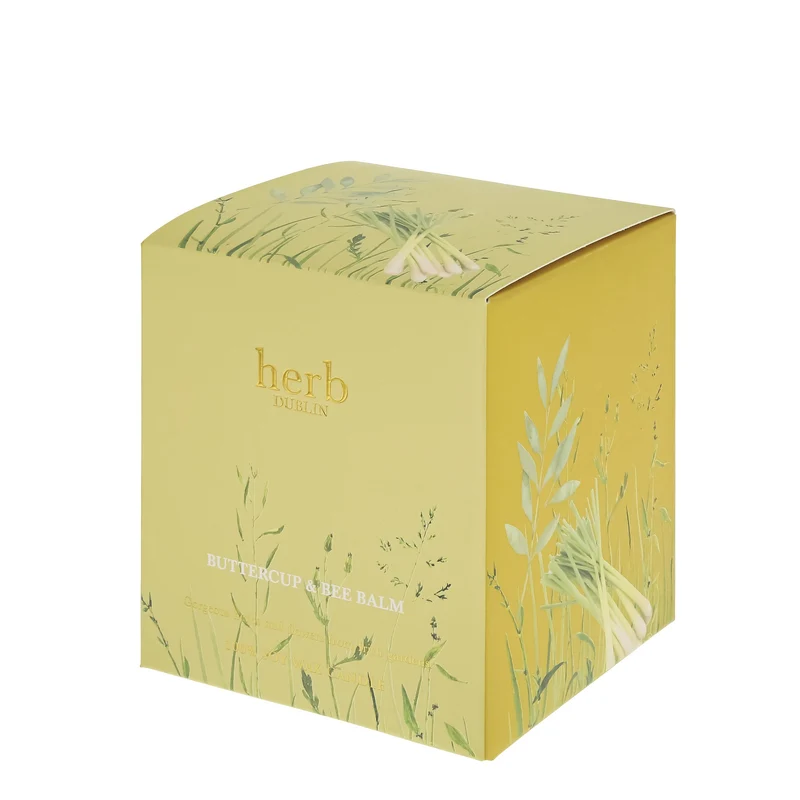 Butterblume und Bienenbalsam Kerze, herb DUBLIN