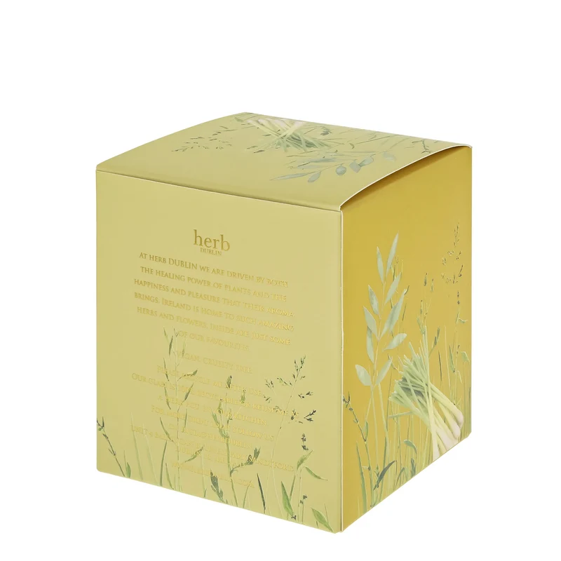 Butterblume und Bienenbalsam Kerze, herb DUBLIN