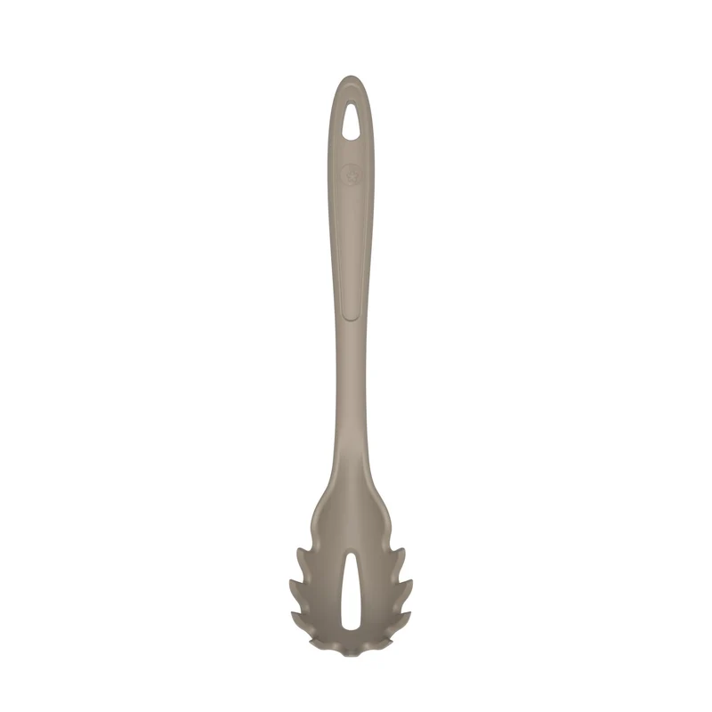 Pastalöffel 32cm, KochBlume, Silikon, Edelstahl, taupe