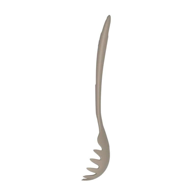 Pastalöffel 32cm, KochBlume, Silikon, Edelstahl, taupe