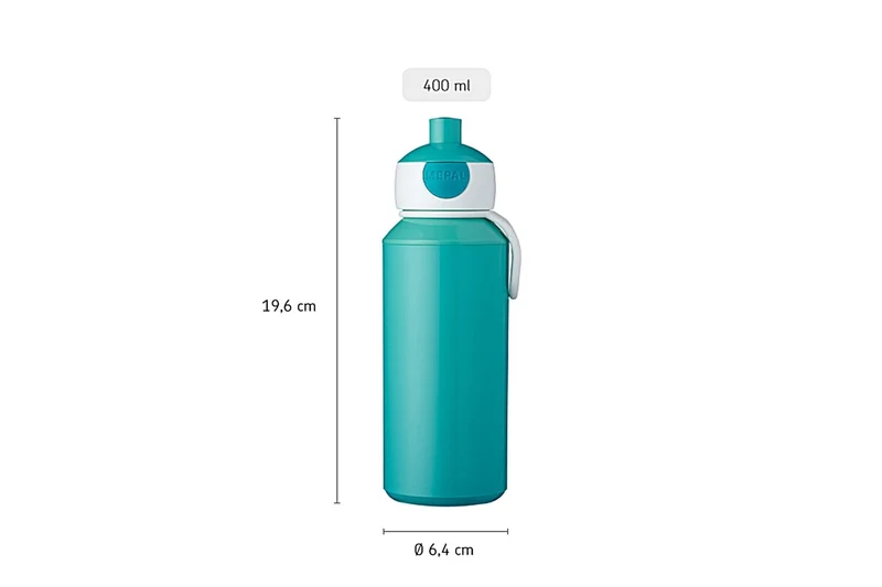 Trinkflasche Pop-up Campus, Mepal, 400 ml, Little Dutch Sailors Bay