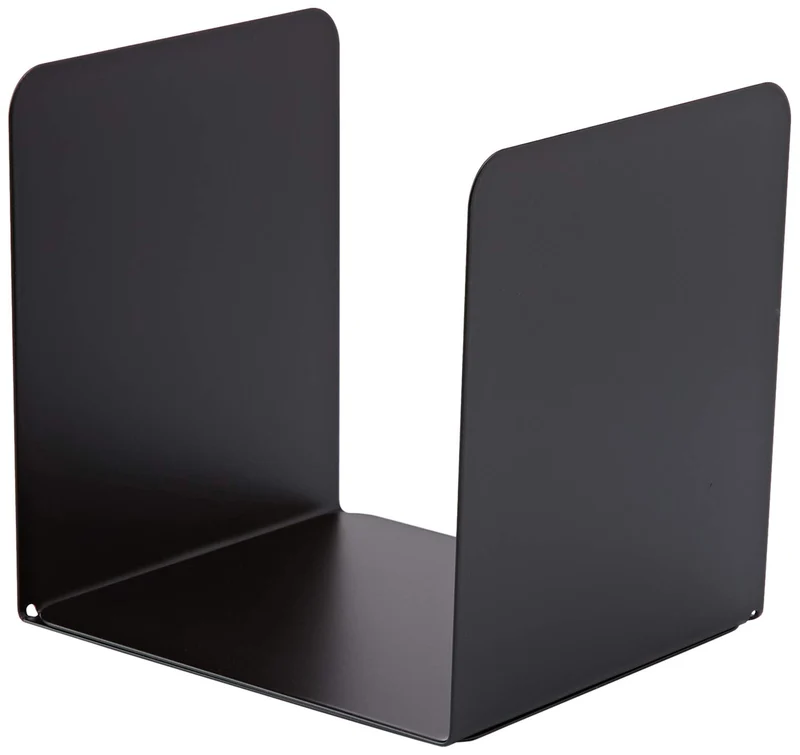 ALCO-Albert - Buchstützen Metall schwarz, 2 Stück