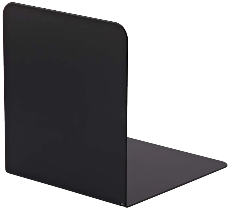 ALCO-Albert - Buchstützen Metall schwarz, 2 Stück