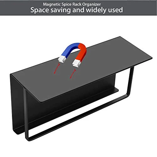 DoDuo Kühlschrankregal, 2-teilig, magnetisch, Gewürzregal, Kühlschrank, magnetisch, platzsparend, Platz für die Küche