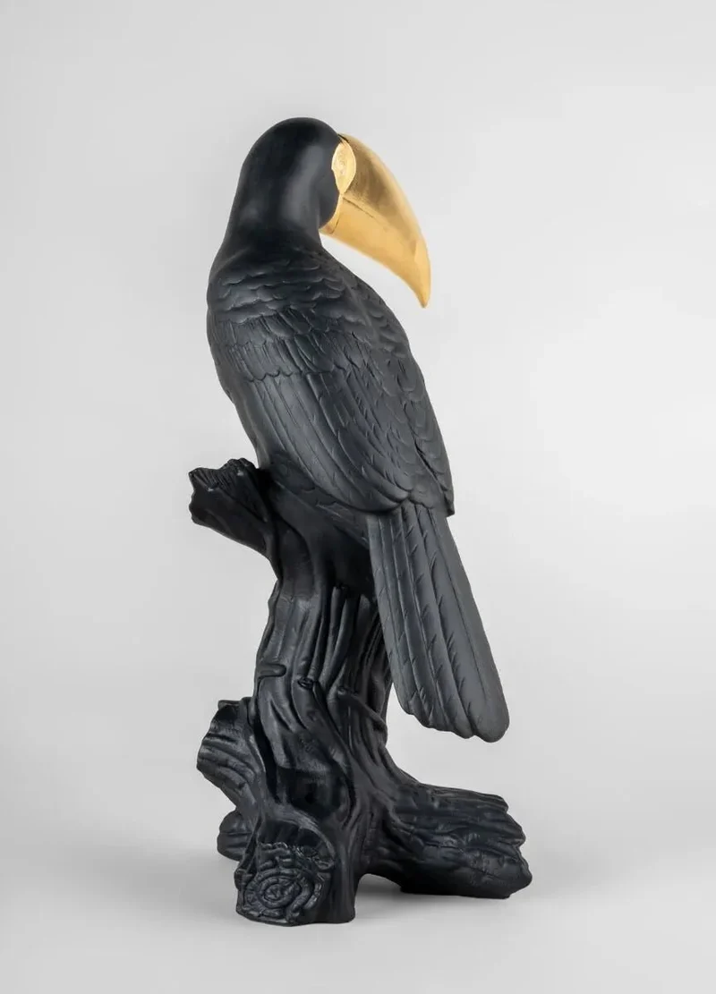 LLADRO® Figur Toucan - Tukan schwarz-gold 38x19x28cm 01009712 2023 limitiert