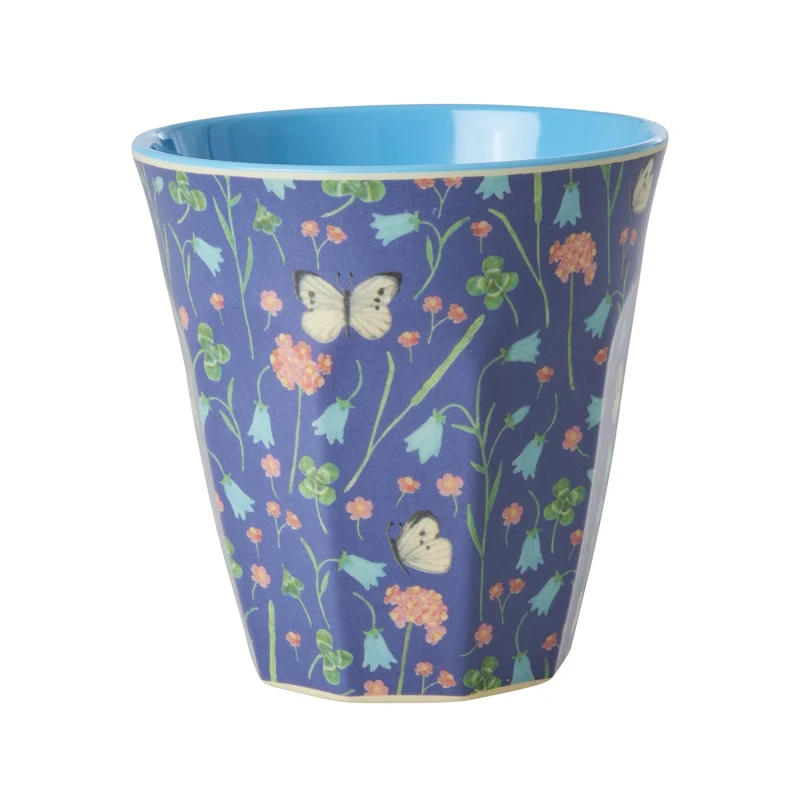 rice - Tasse mit Schmetterlingsfeld-Print - Medium, 250ml