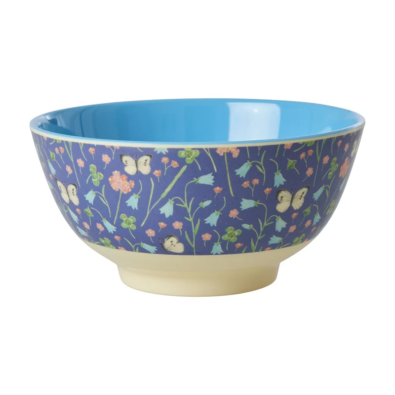 rice - Schale mit Schmetterlingsfeld-Print - Medium, 700ml