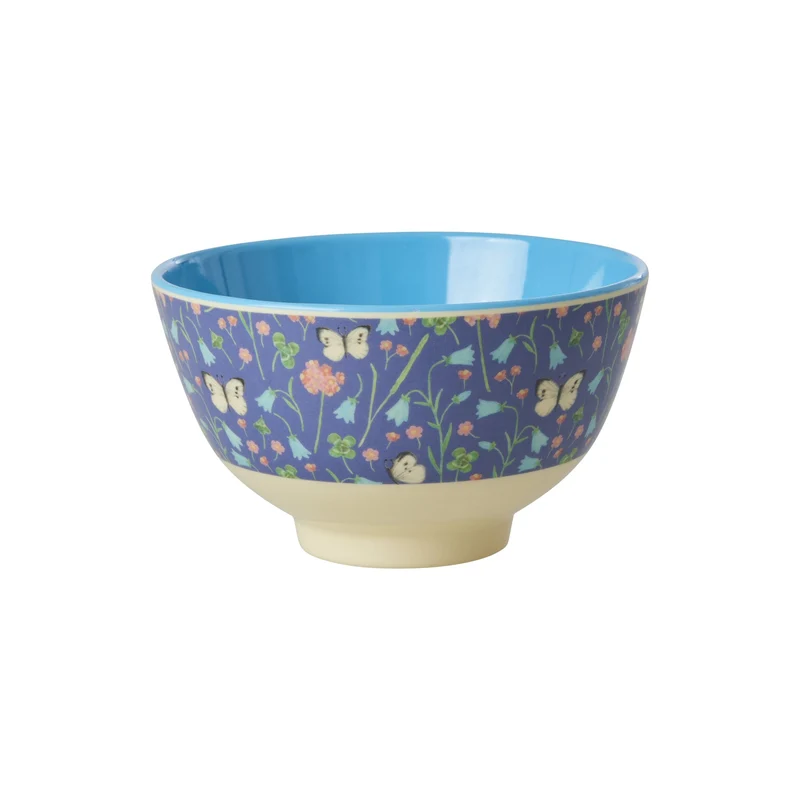 rice - Schale mit Schmetterlingsfeld-Print - Small, 300ml