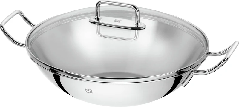 ZWILLING Plus Wokpfanne, 32 cm, Induktion, Unbeschichtet, Edelstahl