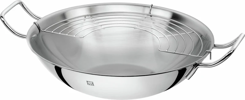 ZWILLING Plus Wokpfanne, 32 cm, Induktion, Unbeschichtet, Edelstahl
