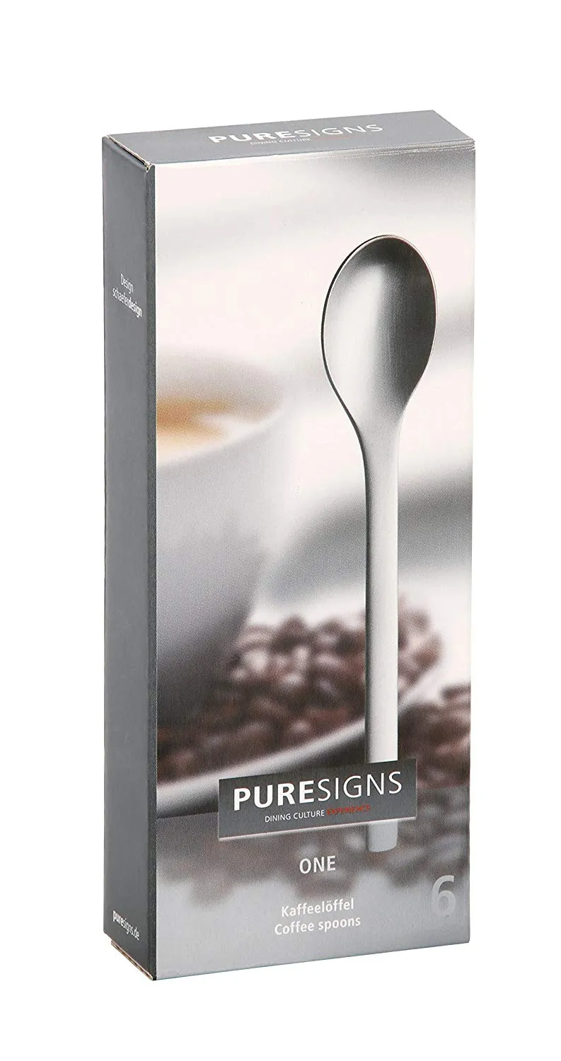 PureSigns 'Kaffeelöffel ONE Extra poliert, 6 Stück'