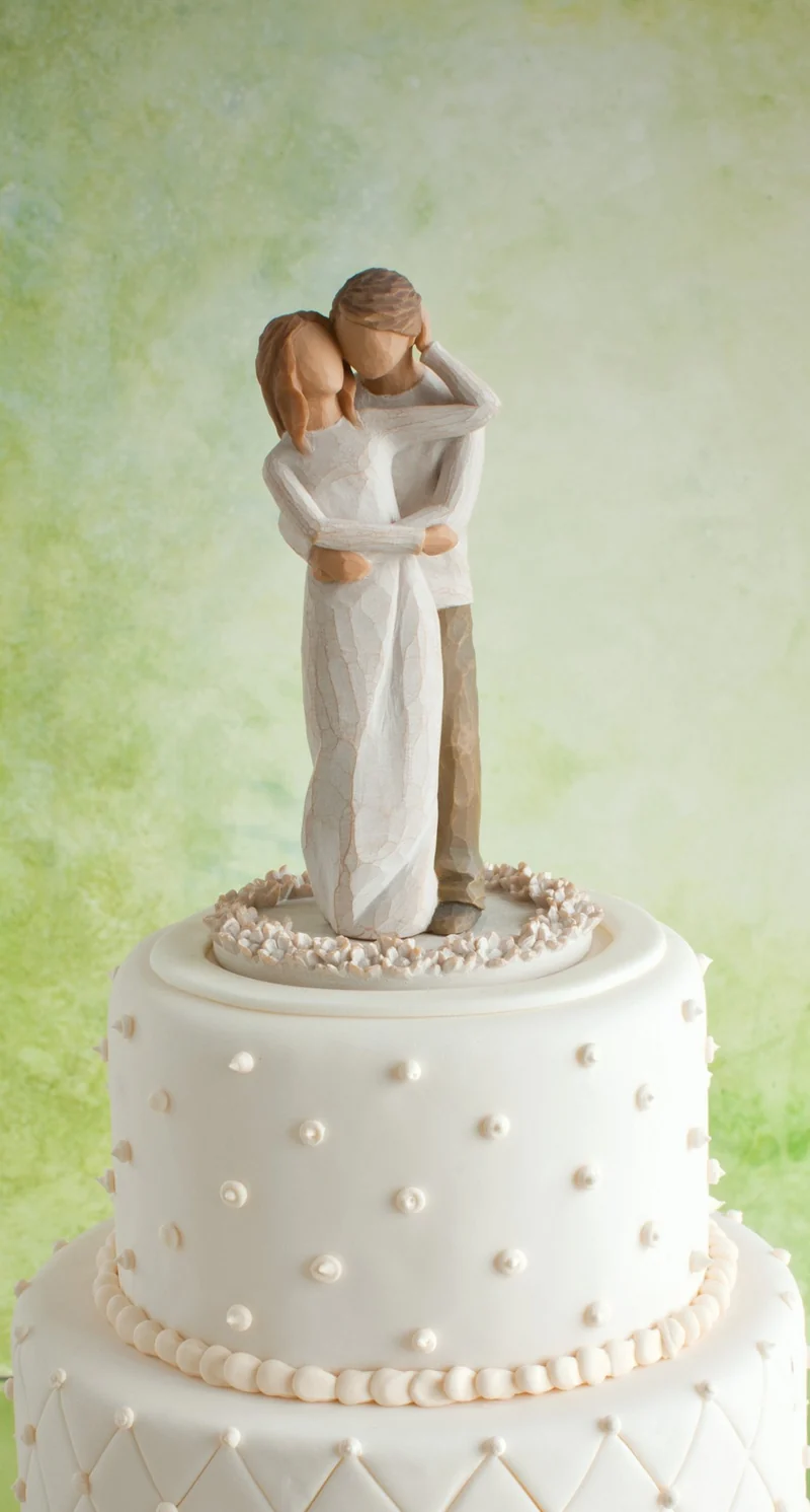 Willow Tree Figur 'Together Cake Topper - Zusammen Tortenaufleger 15cm'
