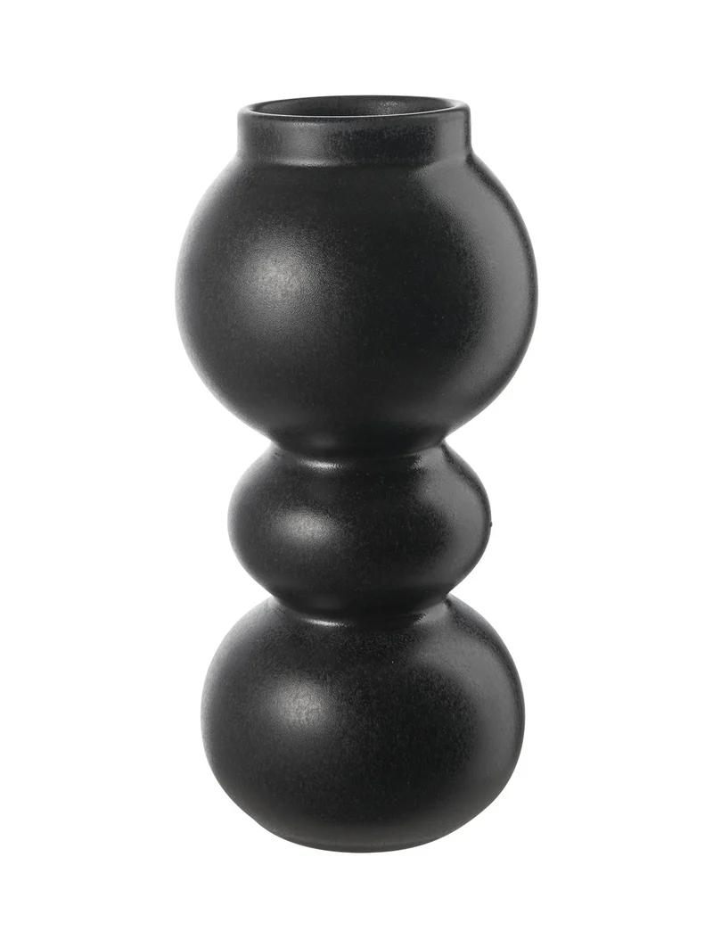ASA 'Vase black iron, H23,5cm'