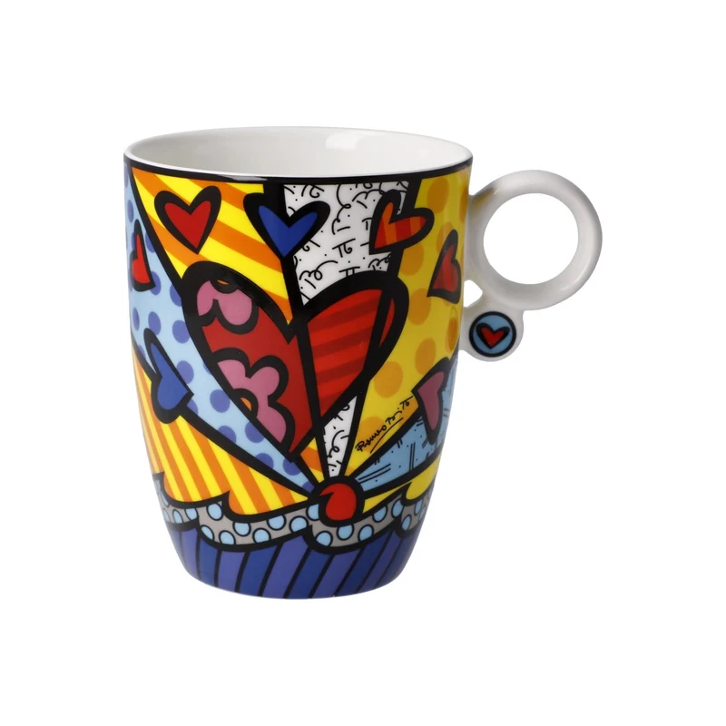 Goebel Pop Art Romero Britto 'RB FB TA A new Day' 2022