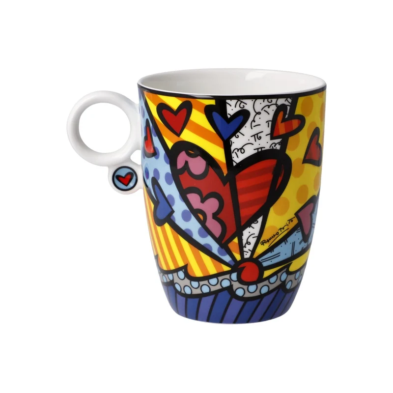 Goebel Pop Art Romero Britto 'RB FB TA A new Day' 2022