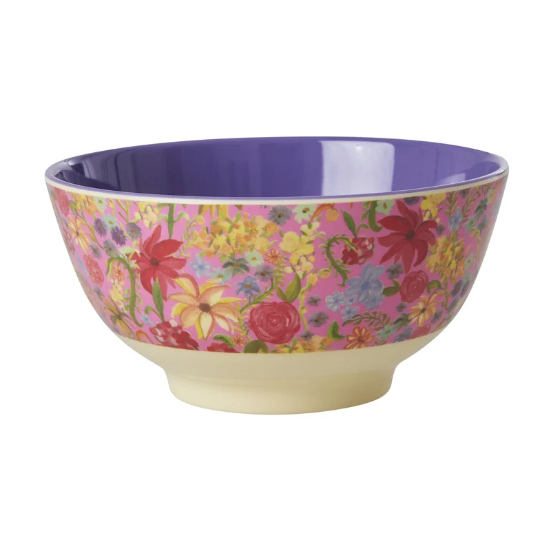 rice - Schale mit schwedischer Blume - Medium, 700ml