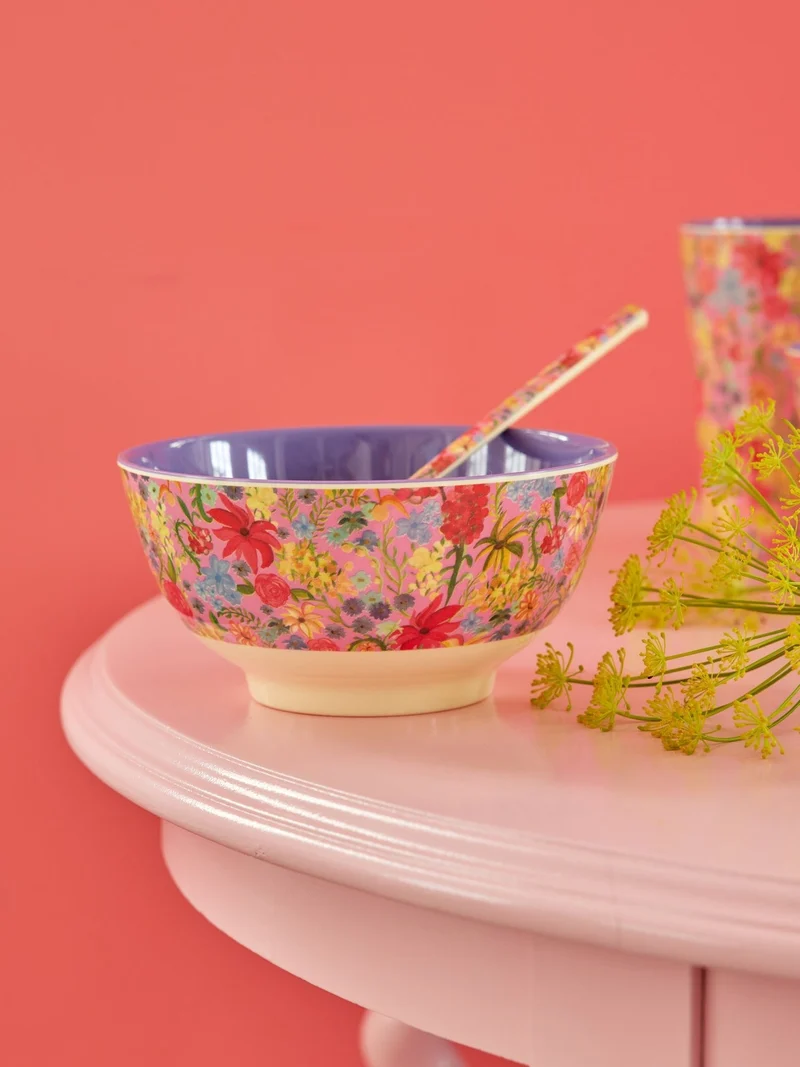 rice - Schale mit schwedischer Blume - Medium, 700ml
