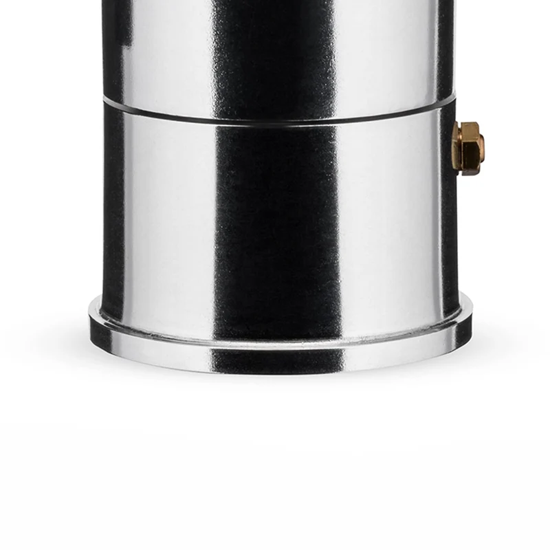 Alessi "LA CUPOLA" Espressomaschine 3. Tassen aus Gußaluminium, Griff und Knopf aus PA, schwarz