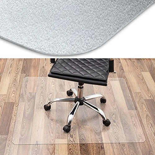 Floordirekt PRO - Bürostuhl Unterlage - transparente Bodenschutzmatte für Hartböden - Bodenmatte, Bodenschutz, Unterlegmatte (114 x 130 cm)